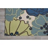 image:imageNourison Home Home amp Garden Green 79 x 1010 Area Rug  Easy Clean Non Shedding Bed Room Living Room Dining Room Kitchen 8 x 11Light Blue