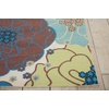 image:imageNourison Home Home amp Garden Green 79 x 1010 Area Rug  Easy Clean Non Shedding Bed Room Living Room Dining Room Kitchen 8 x 11Light Blue
