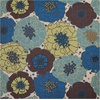 image:imageNourison Home Home amp Garden Green 79 x 1010 Area Rug  Easy Clean Non Shedding Bed Room Living Room Dining Room Kitchen 8 x 11Light Blue