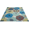image:imageNourison Home Home amp Garden Green 79 x 1010 Area Rug  Easy Clean Non Shedding Bed Room Living Room Dining Room Kitchen 8 x 11Light Blue