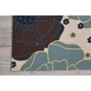image:imageNourison Home Home amp Garden Green 79 x 1010 Area Rug  Easy Clean Non Shedding Bed Room Living Room Dining Room Kitchen 8 x 11Light Blue