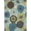 image:imageNourison Home Home amp Garden Green 79 x 1010 Area Rug  Easy Clean Non Shedding Bed Room Living Room Dining Room Kitchen 8 x 11Light Blue