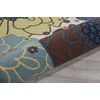image:imageNourison Home Home amp Garden Green 79 x 1010 Area Rug  Easy Clean Non Shedding Bed Room Living Room Dining Room Kitchen 8 x 11Light Blue