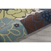image:imageNourison Home Home amp Garden Green 79 x 1010 Area Rug  Easy Clean Non Shedding Bed Room Living Room Dining Room Kitchen 8 x 11Light Blue