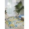 image:imageNourison Home Home amp Garden IndoorOutdoor Multicolor 44 x 63 Area rug Easy cleaning Non Shedding Bed Room Living Room Dining Room Kitchen 4x6Multi Color