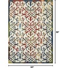 image:imageNourison Home Home amp Garden IndoorOutdoor Multicolor 53 x 75 Area rug Easy cleaning Non Shedding Bed Room Living Room Dining Room Kitchen 5x7Multi Color