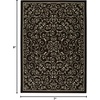 image:imageNourison Home Home amp Garden IndoorOutdoor Orange 10 x 13 Area Rug Easy Cleaning Non Shedding Bed Room Living Room Dining Room Kitchen 10x13Black