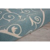 image:imageNourison Home Home amp Garden IndoorOutdoor Orange 10 x 13 Area Rug Easy Cleaning Non Shedding Bed Room Living Room Dining Room Kitchen 10x13Light Blue