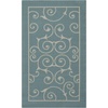 image:imageNourison Home Home amp Garden IndoorOutdoor Orange 10 x 13 Area Rug Easy Cleaning Non Shedding Bed Room Living Room Dining Room Kitchen 10x13Light Blue