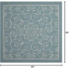 image:imageNourison Home Home amp Garden IndoorOutdoor Orange 10 x 13 Area Rug Easy Cleaning Non Shedding Bed Room Living Room Dining Room Kitchen 10x13Light Blue
