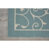 image:imageNourison Home Home amp Garden IndoorOutdoor Orange 10 x 13 Area Rug Easy Cleaning Non Shedding Bed Room Living Room Dining Room Kitchen 10x13Light Blue