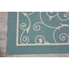 image:imageNourison Home Home amp Garden IndoorOutdoor Orange 10 x 13 Area Rug Easy Cleaning Non Shedding Bed Room Living Room Dining Room Kitchen 10x13Light Blue