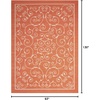 image:imageNourison Home Home amp Garden IndoorOutdoor Orange 10 x 13 Area Rug Easy Cleaning Non Shedding Bed Room Living Room Dining Room Kitchen 10x13Orange