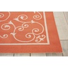 image:imageNourison Home Home amp Garden IndoorOutdoor Orange 10 x 13 Area Rug Easy Cleaning Non Shedding Bed Room Living Room Dining Room Kitchen 10x13Orange
