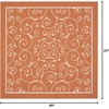 image:imageNourison Home Home amp Garden IndoorOutdoor Orange 10 x 13 Area Rug Easy Cleaning Non Shedding Bed Room Living Room Dining Room Kitchen 10x13Orange