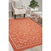 image:imageNourison Home Home amp Garden IndoorOutdoor Orange 10 x 13 Area Rug Easy Cleaning Non Shedding Bed Room Living Room Dining Room Kitchen 10x13Orange