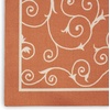 image:imageNourison Home Home amp Garden IndoorOutdoor Orange 10 x 13 Area Rug Easy Cleaning Non Shedding Bed Room Living Room Dining Room Kitchen 10x13Orange