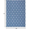 image:imageNourison Home Home amp Garden IndoorOutdoor Rust 79 x 1010 Area Rug Easy Cleaning Non Shedding Bed Room Living Room Dining Room Kitchen 8x11Navy