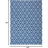 image:imageNourison Home Home amp Garden IndoorOutdoor Rust 79 x 1010 Area Rug Easy Cleaning Non Shedding Bed Room Living Room Dining Room Kitchen 8x11Navy