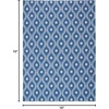 image:imageNourison Home Home amp Garden IndoorOutdoor Rust 79 x 1010 Area Rug Easy Cleaning Non Shedding Bed Room Living Room Dining Room Kitchen 8x11Navy