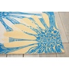 image:imageNourison Home Home amp Garden Ivory 53 x 75 Area Rug  Easy Clean Non Shedding Bed Room Living Room Dining Room Kitchen 5 x 8Blue