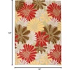 image:imageNourison Home Home amp Garden Ivory 53 x 75 Area Rug  Easy Clean Non Shedding Bed Room Living Room Dining Room Kitchen 5 x 8Green