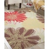 image:imageNourison Home Home amp Garden Ivory 53 x 75 Area Rug  Easy Clean Non Shedding Bed Room Living Room Dining Room Kitchen 5 x 8Green
