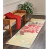image:imageNourison Home Home amp Garden Ivory 53 x 75 Area Rug  Easy Clean Non Shedding Bed Room Living Room Dining Room Kitchen 5 x 8Green