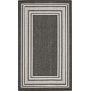 image:imageNourison Home Horizon IndoorOutdoor Black 3 x 5 Area Rug  Easy Clean Non Shedding Bed Room Living Room Dining Room Kitchen 3 x 5Black