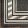 image:imageNourison Home Horizon IndoorOutdoor Black 3 x 5 Area Rug  Easy Clean Non Shedding Bed Room Living Room Dining Room Kitchen 3 x 5Black