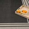 image:imageNourison Home Horizon IndoorOutdoor Black 3 x 5 Area Rug  Easy Clean Non Shedding Bed Room Living Room Dining Room Kitchen 3 x 5Black