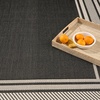 image:imageNourison Home Horizon IndoorOutdoor Black 3 x 5 Area Rug  Easy Clean Non Shedding Bed Room Living Room Dining Room Kitchen 3 x 5Black