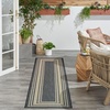 image:imageNourison Home Horizon IndoorOutdoor Black 3 x 5 Area Rug  Easy Clean Non Shedding Bed Room Living Room Dining Room Kitchen 3 x 5Charcoal