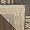 image:imageNourison Home Horizon IndoorOutdoor Black 3 x 5 Area Rug  Easy Clean Non Shedding Bed Room Living Room Dining Room Kitchen 3 x 5Charcoal