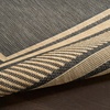 image:imageNourison Home Horizon IndoorOutdoor Black 3 x 5 Area Rug  Easy Clean Non Shedding Bed Room Living Room Dining Room Kitchen 3 x 5Charcoal
