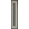 image:imageNourison Home Horizon IndoorOutdoor Black 3 x 5 Area Rug  Easy Clean Non Shedding Bed Room Living Room Dining Room Kitchen 3 x 5Charcoal