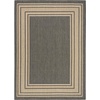 image:imageNourison Home Horizon IndoorOutdoor Black 3 x 5 Area Rug  Easy Clean Non Shedding Bed Room Living Room Dining Room Kitchen 3 x 5Charcoal