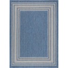 image:imageNourison Home Horizon IndoorOutdoor Black 3 x 5 Area Rug  Easy Clean Non Shedding Bed Room Living Room Dining Room Kitchen 3 x 5Denim
