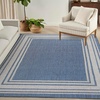 image:imageNourison Home Horizon IndoorOutdoor Black 3 x 5 Area Rug  Easy Clean Non Shedding Bed Room Living Room Dining Room Kitchen 3 x 5Denim
