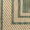 image:imageNourison Home Horizon IndoorOutdoor Black 3 x 5 Area Rug  Easy Clean Non Shedding Bed Room Living Room Dining Room Kitchen 3 x 5Green