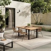 image:imageNourison Home Horizon IndoorOutdoor Black 3 x 5 Area Rug  Easy Clean Non Shedding Bed Room Living Room Dining Room Kitchen 3 x 5Grey