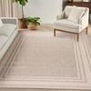 image:imageNourison Home Horizon IndoorOutdoor Black 3 x 5 Area Rug  Easy Clean Non Shedding Bed Room Living Room Dining Room Kitchen 3 x 5Grey