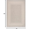 image:imageNourison Home Horizon IndoorOutdoor Black 3 x 5 Area Rug  Easy Clean Non Shedding Bed Room Living Room Dining Room Kitchen 3 x 5Grey