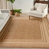 image:imageNourison Home Horizon IndoorOutdoor Black 3 x 5 Area Rug  Easy Clean Non Shedding Bed Room Living Room Dining Room Kitchen 3 x 5Natural