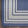 image:imageNourison Home Horizon IndoorOutdoor Black 3 x 5 Area Rug  Easy Clean Non Shedding Bed Room Living Room Dining Room Kitchen 3 x 5Navy