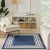 image:imageNourison Home Horizon IndoorOutdoor Black 3 x 5 Area Rug  Easy Clean Non Shedding Bed Room Living Room Dining Room Kitchen 3 x 5Navy
