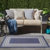 image:imageNourison Home Horizon IndoorOutdoor Black 3 x 5 Area Rug  Easy Clean Non Shedding Bed Room Living Room Dining Room Kitchen 3 x 5Navy