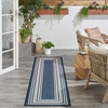 image:imageNourison Home Horizon IndoorOutdoor Black 3 x 5 Area Rug  Easy Clean Non Shedding Bed Room Living Room Dining Room Kitchen 3 x 5Navy