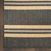 image:imageNourison Home Horizon IndoorOutdoor Charcoal 4 x 6 Area Rug  Easy Clean Non Shedding Bed Room Living Room Dining Room Kitchen 4 x 6