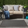 image:imageNourison Home Horizon IndoorOutdoor Green 5 x Round Area Rug  Easy Clean Non Shedding Bed Room Living Room Dining Room Kitchen 5 x RoundBlack